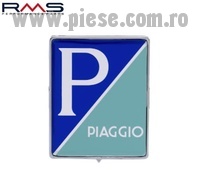 Sigla "Piaggio" frontala Vespa ET2 - ET4 - LX - LXV - 50-150cc - Vespa Granturismo - GT - GTS - GTV - PX E 125-300cc
